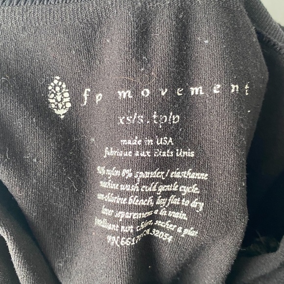 Free People movement xs black leggings side lace up - Picture 12 of 16